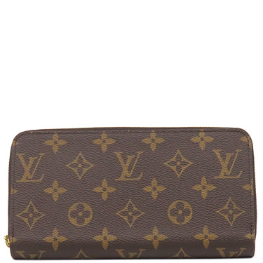ルイヴィトン LOUIS VUITTON ジッピーウォレット M42616 ブラウン モノグラムキャンバス 長財布 ゴールド金具 茶 ラウンドファスナー