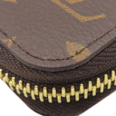ルイヴィトン LOUIS VUITTON ジッピーウォレット M42616 ブラウン モノグラムキャンバス 長財布 ゴールド金具 茶 ラウンドファスナー