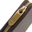 ルイヴィトン LOUIS VUITTON ジッピーウォレット M42616 ブラウン モノグラムキャンバス 長財布 ゴールド金具 茶 ラウンドファスナー