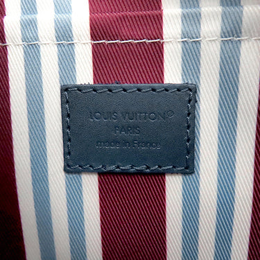 ルイヴィトン LOUIS VUITTON キーポル バンドリエール25 M14681 ブルー モノグラムヘリテージ キャンバス 2WAYバッグ シルバー金具 青 ショルダー