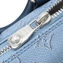 ルイヴィトン LOUIS VUITTON キーポル バンドリエール25 M14681 ブルー モノグラムヘリテージ キャンバス 2WAYバッグ シルバー金具 青 ショルダー