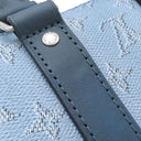 ルイヴィトン LOUIS VUITTON キーポル バンドリエール25 M14681 ブルー モノグラムヘリテージ キャンバス 2WAYバッグ シルバー金具 青 ショルダー