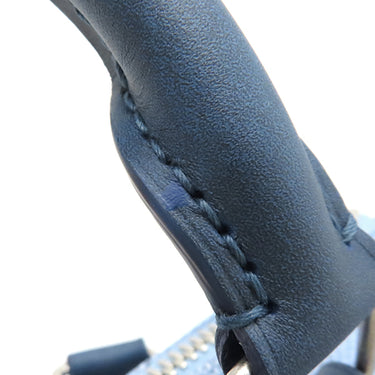 ルイヴィトン LOUIS VUITTON キーポル バンドリエール25 M14681 ブルー モノグラムヘリテージ キャンバス 2WAYバッグ シルバー金具 青 ショルダー