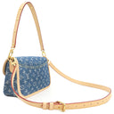 ルイヴィトン LOUIS VUITTON ディアヌ M13070 ブルー モノグラムデニム ショルダーバッグ ゴールド金具 青 デニム