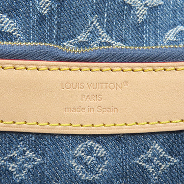 ルイヴィトン LOUIS VUITTON ディアヌ M13070 ブルー モノグラムデニム ショルダーバッグ ゴールド金具 青 デニム
