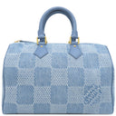 ルイヴィトン LOUIS VUITTON スピーディ バンドリエール30 N00203 デニムブルー ダミエデニム3Dコットンキャンバス 2WAYバッグ ゴールド金具 青 ボストン ハンドバッグ ショルダー