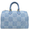 ルイヴィトン LOUIS VUITTON スピーディ バンドリエール30 N00203 デニムブルー ダミエデニム3Dコットンキャンバス 2WAYバッグ ゴールド金具 青 ボストン ハンドバッグ ショルダー