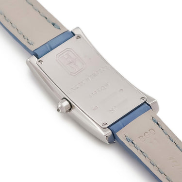 腕時計 ハリーウィンストン Harry Winston アヴェニュー C 330LQW クオーツ レディース K18WG無垢 純正ダイヤ ブラックシェル