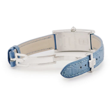 腕時計 ハリーウィンストン Harry Winston アヴェニュー C 330LQW クオーツ レディース K18WG無垢 純正ダイヤ ブラックシェル