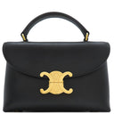 セリーヌ CELINE ティーン ニノ 118113FXK ブラック カーフスキン 2WAYバッグ ゴールド金具 トリオンフ 黒 ハンドバッグ ショルダー