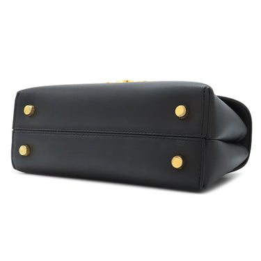 セリーヌ CELINE ティーン ニノ 118113FXK ブラック カーフスキン 2WAYバッグ ゴールド金具 トリオンフ 黒 ハンドバッグ ショルダー