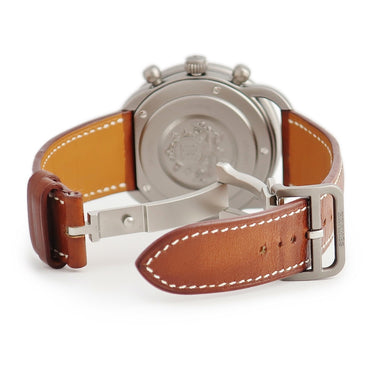 腕時計 エルメス HERMES アルソー クロノグラフ AR3.941.330 自動巻き メンズ ブラック アラビア デイト スモールセコンド チタン