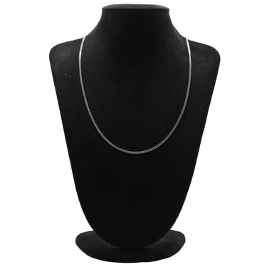 喜平 KIHEI pt850 61cm 19.8g 2面 シングル プラチナシルバー Pt850 ネックレス ※ショッピングローン対応していません。