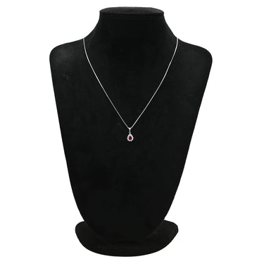 ノンブランド NON BRAND ピンクサファイア ダイヤ プラチナシルバー Pt850 ダイヤモンド サファイア ペンダントトップ ネックレストップ