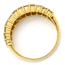 ノンブランド NON BRAND ダイヤ パヴェリング イエローゴールド K18YG ダイヤモンド リング 指輪 11.5号