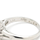 ノンブランド NON BRAND エメラルド ダイヤモンド リング プラチナシルバー Pt900 エメラルド ダイヤモンド リング 指輪 グリーン 緑 スクエア 16号