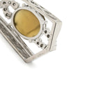 ノンブランド NON BRAND クリソベリル キャッツアイ ダイヤ ホワイトゴールド K18WG クリソベリルキャッツアイ ダイヤモンド ペンダントトップ 18K 18金 ネックレストップ 天然石 オーバル 猫目石