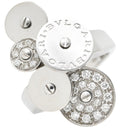 ブルガリ BVLGARI チクラディ ダイヤ ホワイトゴールド K18WG ダイヤモンド リング 指輪 750 18K 18金 9.5号
