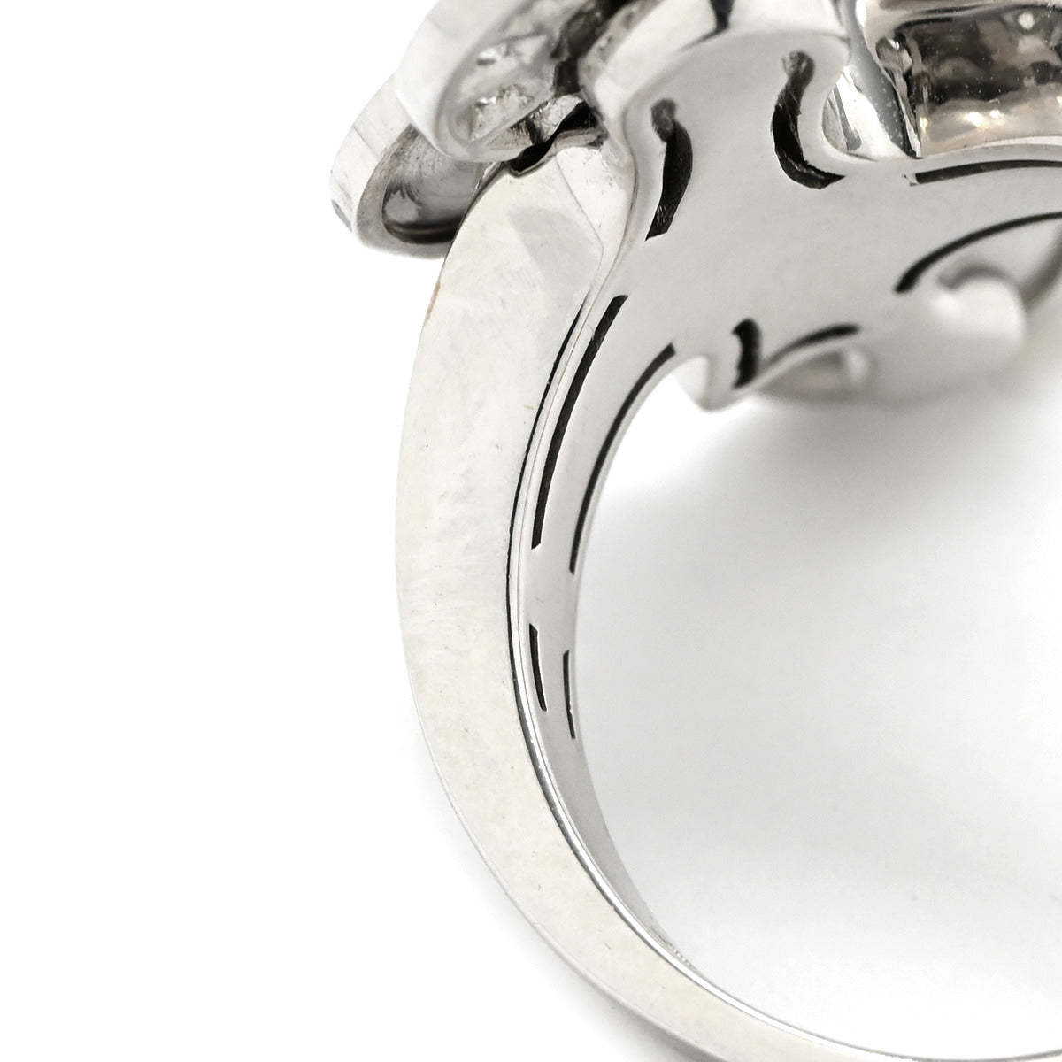 ブルガリ BVLGARI チクラディ ダイヤ ホワイトゴールド K18WG