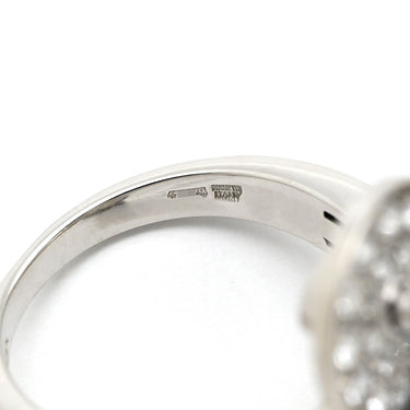 ブルガリ BVLGARI チクラディ ダイヤ ホワイトゴールド K18WG ダイヤモンド リング 指輪 750 18K 18金 9.5号