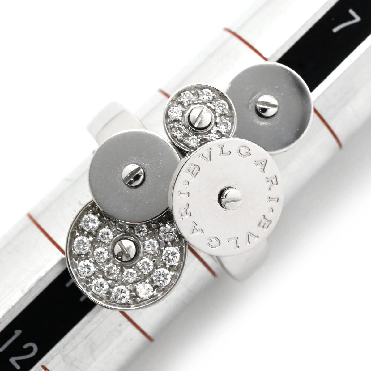 ブルガリ BVLGARI チクラディ ダイヤ ホワイトゴールド K18WG