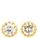 ノンブランド NON BRAND ダイヤピアス イエローゴールド K18YG ダイヤモンド ピアス 1P 1粒