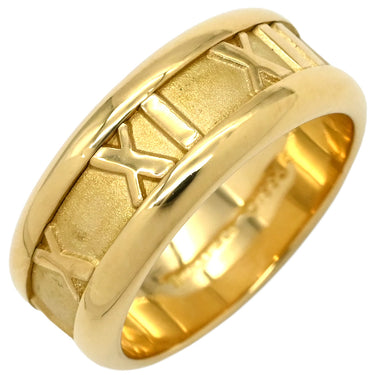 ティファニー Tiffany & Co アトラス イエローゴールド K18YG リング 指輪 T&Co. 750 YG イエローゴールド 18金 7.5号