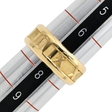 ティファニー Tiffany & Co アトラス イエローゴールド K18YG リング 指輪 T&Co. 750 YG イエローゴールド 18金 7.5号