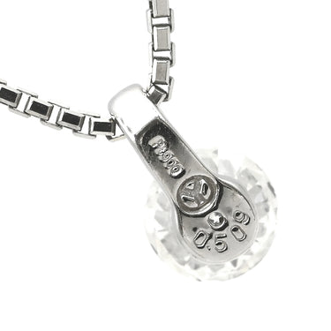 ノンブランド NON BRAND ダイヤペンダント プラチナシルバー Pt900 ダイヤモンド Pt850(チェーン) ネックレス 1P 1粒