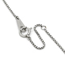 ノンブランド NON BRAND ダイヤペンダント プラチナシルバー Pt900 ダイヤモンド Pt850(チェーン) ネックレス 1P 1粒