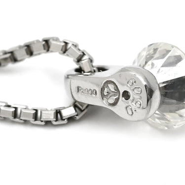 ノンブランド NON BRAND ダイヤペンダント プラチナシルバー Pt900 ダイヤモンド Pt850(チェーン) ネックレス 1P 1粒