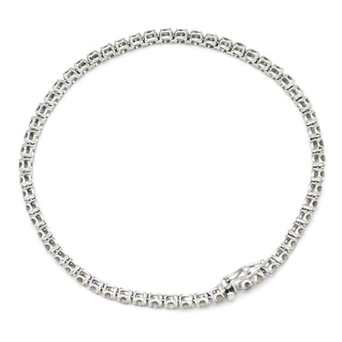 ノンブランド NON BRAND テニスブレスレット プラチナシルバー Pt850 ダイヤモンド ブレスレット ダイヤブレス