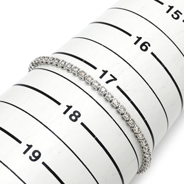 ノンブランド NON BRAND テニスブレスレット プラチナシルバー Pt850 ダイヤモンド ブレスレット ダイヤブレス