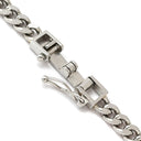 喜平 KIHEI PT850 15cm 9.9g 2面 シングル プラチナシルバー Pt850 ブレスレット ※ショッピングローン対応していません