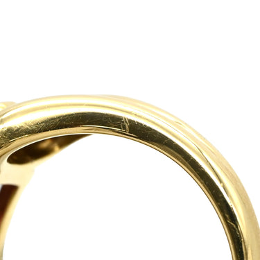 TASAKI TASAKI パープル×イエローゴールド K18YG ダイヤモンド ガーネット リング 指輪 TASAKI Au750 18K 18金 ダイヤ ガーネット スクエア ワインレッド 赤 10号