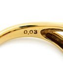 TASAKI TASAKI パープル×イエローゴールド K18YG ダイヤモンド ガーネット リング 指輪 TASAKI Au750 18K 18金 ダイヤ ガーネット スクエア ワインレッド 赤 10号