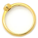 ノンブランド NON BRAND ダイヤリング イエローゴールド K18YG ダイヤモンド リング 指輪 1P 1粒 9.5号