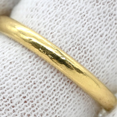 ノンブランド NON BRAND ダイヤリング イエローゴールド K18YG ダイヤモンド リング 指輪 1P 1粒 9.5号