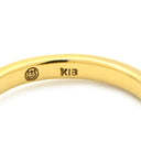 ノンブランド NON BRAND ダイヤリング イエローゴールド K18YG ダイヤモンド リング 指輪 1P 1粒 9.5号