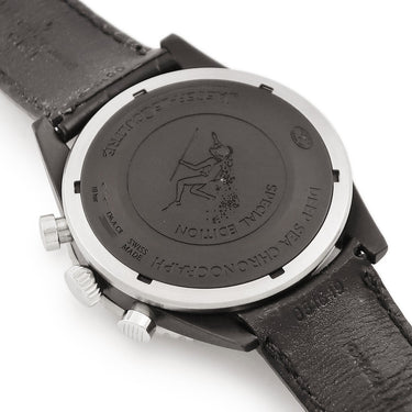 腕時計 ジャガールクルト JAEGER LECOULTRE ディープシー ヴィンテージ クロノグラフ サーメット Q208A57J 136.A.C8 自動巻き メンズ ブラック