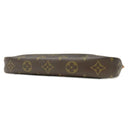 ルイヴィトン LOUIS VUITTON ポシェット アクセソワール M40712 モノグラム モノグラムキャンバス アクセサリーポーチ ゴールド金具 茶 ハンドバッグ