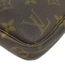 ルイヴィトン LOUIS VUITTON ポシェット アクセソワール M40712 モノグラム モノグラムキャンバス アクセサリーポーチ ゴールド金具 茶 ハンドバッグ