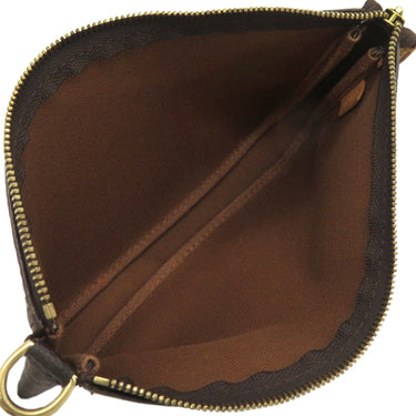 ルイヴィトン LOUIS VUITTON ポシェット アクセソワール M40712 モノグラム モノグラムキャンバス アクセサリーポーチ ゴールド金具 茶 ハンドバッグ