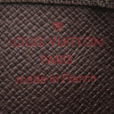 ルイヴィトン LOUIS VUITTON カードキーケース ポシェット クレ N62658 ダミエエベヌ ダミエキャンバス コインケース ゴールド金具 小銭入れ 茶 キーチェーン付き