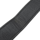 グッチ GUCCI ロゴ プリント 574803 ブラック レザー ショルダーバッグ ゴールド金具 黒 ミニ