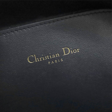 クリスチャン・ディオール Christian Dior オーバル カメラバッグ S2201UTZQ ネイビー レザー オブリークジャカード 2WAYバッグ ゴールド金具 CD Signature オブリーク 紺