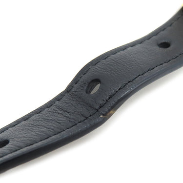 クリスチャン・ディオール Christian Dior オーバル カメラバッグ S2201UTZQ ネイビー レザー オブリークジャカード 2WAYバッグ ゴールド金具 CD Signature オブリーク 紺