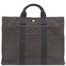 エルメス HERMES エールライントート MM グレー キャンバス トートバッグ シルバー金具 鍵・カデナ欠品