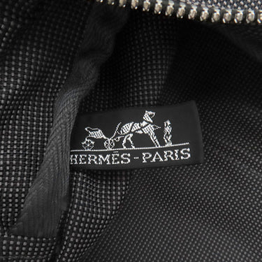 エルメス HERMES エールライントート MM グレー キャンバス トートバッグ シルバー金具 鍵・カデナ欠品