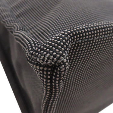 エルメス HERMES エールライントート MM グレー キャンバス トートバッグ シルバー金具 鍵・カデナ欠品